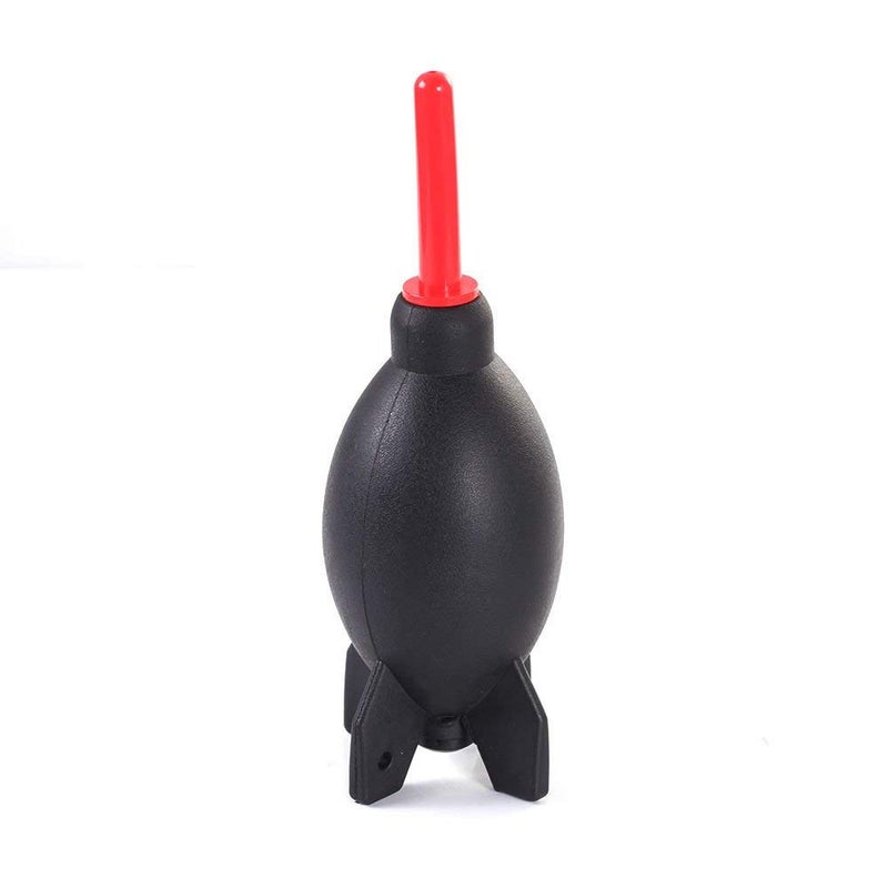 FocusFoto PRO 6.6 Inch Rubber Rocket Air Blower Duster Cleaner Dust Cleaning for DSLR Camera CCD Lens Keyboard Red - Image 1